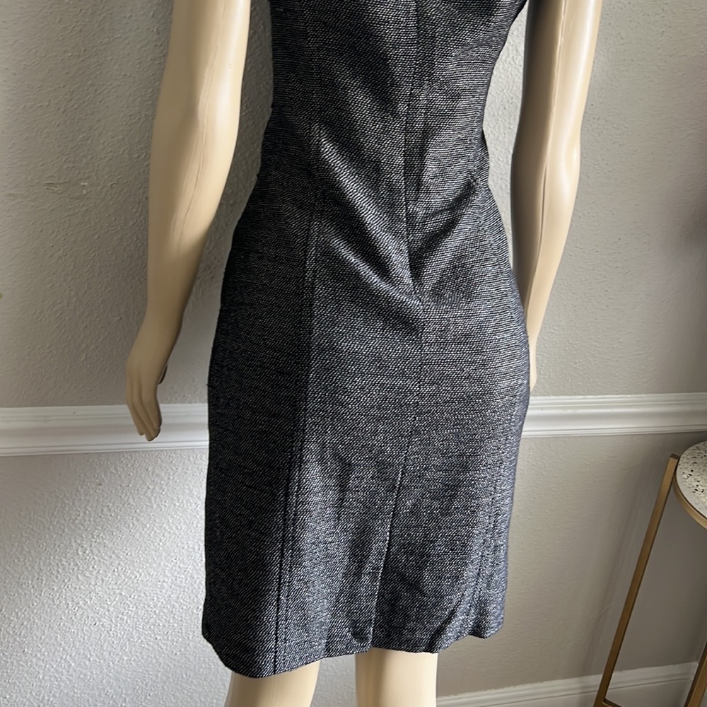 CALVIN KLEIN Vintage Sleeveless Gray Laine Dress 4 - Picture 5 of 8